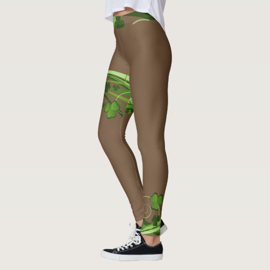 Chocolate St Patrick's Day Leggings Patrick Pants (Links)