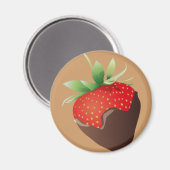 Chocolate Strawberry Magnet (Vorderseite/Rückseite)