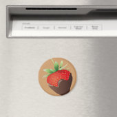 Chocolate Strawberry Magnet (In Situ (Geschirrspüler))