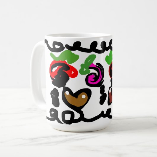 Chocolate Strawberry's valentine  Kaffeetasse (Vorderseite Links)