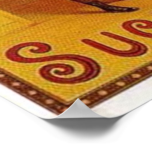 Chocolate Suchard Vintage Ad Poster (Ecke)