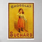 Chocolate Suchard Vintage Ad Poster (Vorne)