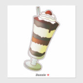 Chocolate Sundae Aufkleber (Blatt)