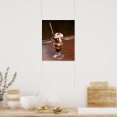 Chocolate sundae poster (Küche)