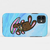 Chocolate Surfing Bunny iPhone 5 Casemate Case-Mate iPhone Hülle (Rückseite (Horizontal))