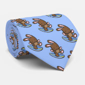 Chocolate Surfing Osterbass Hawaiisch Krawatte (Gerollt)