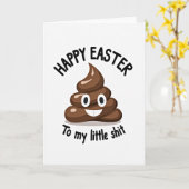 Chocolate Swirl Easter Card Karte (Gelbe Blume)