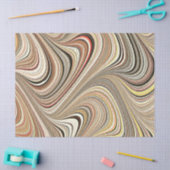 Chocolate Swirl Marble Agate Gift Wrap Tissue Seidenpapier (Basteln)