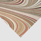 Chocolate Swirl Marble Agate Gift Wrap Tissue Seidenpapier (Detail)