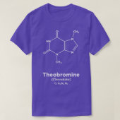Chocolate Theobromine Molecule T-Shirt (Design vorne)