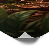 Chocolate Tiger Jungle remains the same as it appe Poster (Ecke)