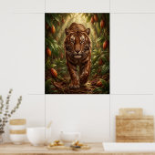 Chocolate Tiger Jungle remains the same as it appe Poster (Küche)