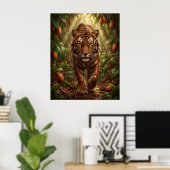 Chocolate Tiger Jungle remains the same as it appe Poster (Heimbüro)