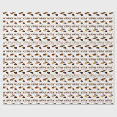 Chocolate Time Muster Geschenkpapier (Flach)