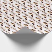 Chocolate Time Muster Geschenkpapier (Ecke)