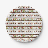 Chocolate Time Muster Pappteller (Vorderseite)