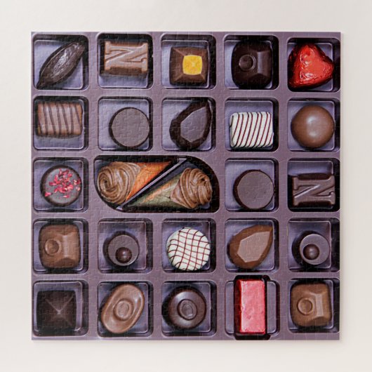 Chocolate Truffles Candy Puzzle (Horizontal)