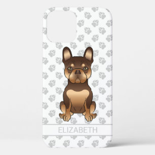 Chocolate und brauner Französischer Bulldogge Süße Case-Mate iPhone Hülle