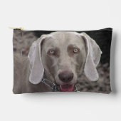 Chocolate-Weimaraner Zubehörtasche (Vorderseite)