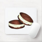 Chocolate Whoopie Pies Dessert Mouse Pad Mousepad (Mit Mouse)