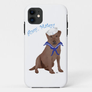 Chocolatebrauner Labrador Retriever iPhone 11 Hülle
