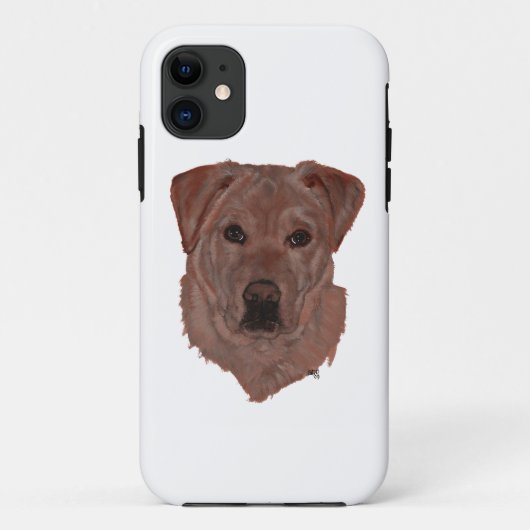 Chocolatebrauner Labrador Retriever Case-Mate iPhone Hülle (Rückseite)