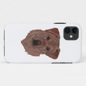 Chocolatebrauner Labrador Retriever Case-Mate iPhone Hülle (Rückseite (Horizontal))
