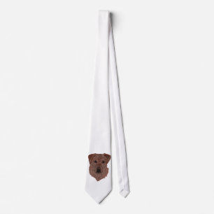 Chocolatebrauner Labrador Retriever Krawatte