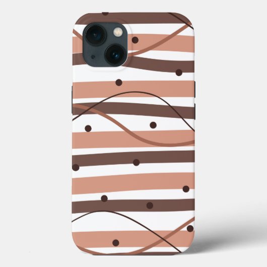 Chocolatey Stripes Case-Mate iPhone Hülle (Rückseite)