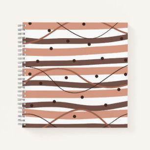 Chocolatey Stripes Journal Notizblock