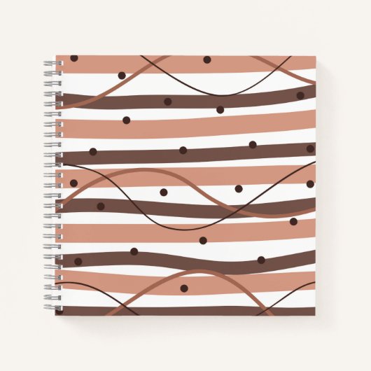 Chocolatey Stripes Journal Notizblock (Vorderseite)
