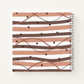 Chocolatey Stripes Journal Notizblock (Rückseite)