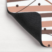Chocolatey Stripes Mouse Pad Mousepad (Ecke)