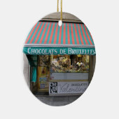 Chocolatier, Brüssel, Belgien Keramik Ornament (Rechts)