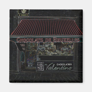 Chocolatier, Brüssel, Belgien Magnet
