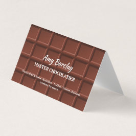Chocolatier Custom QR Visitenkarten