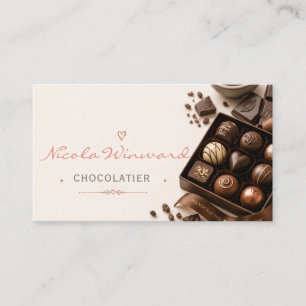 Chocolatier-Geschäftskarte Visitenkarte