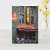 Chocolatier Karte (Gelbe Blume)
