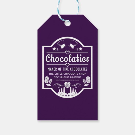 Chocolatier Maker Geschenkanhänger (Vorderseite)