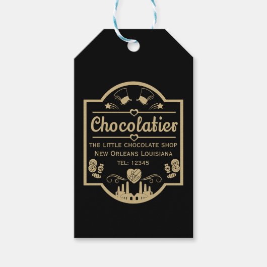 Chocolatier Maker Geschenkanhänger (Vorderseite)