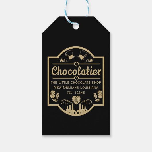 Chocolatier Maker Geschenkanhänger (Rückseite)