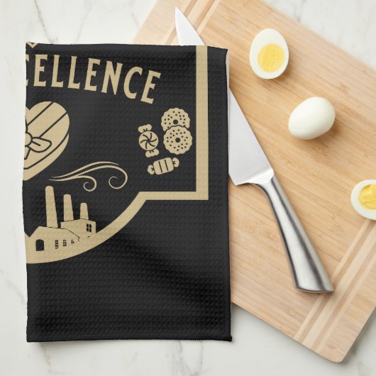 Chocolatier Maker Geschirrtuch (Viertel Falte)