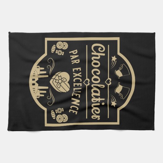 Chocolatier Maker Geschirrtuch (Horizontal)