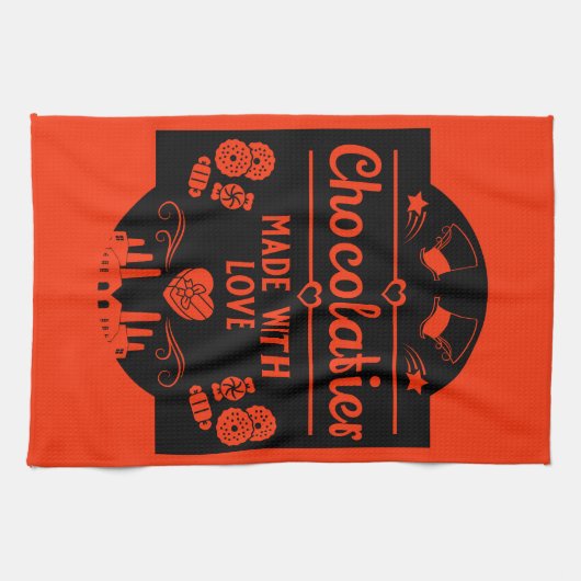 Chocolatier Maker Geschirrtuch (Horizontal)