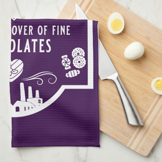 Chocolatier Maker Geschirrtuch (Viertel Falte)