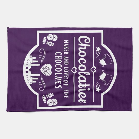 Chocolatier Maker Geschirrtuch (Horizontal)