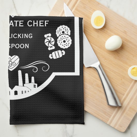 Chocolatier Maker Geschirrtuch (Viertel Falte)