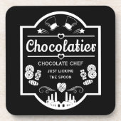 Chocolatier Maker Getränkeuntersetzer (Vorderseite)