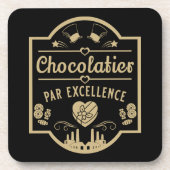 Chocolatier Maker Getränkeuntersetzer (Vorderseite)