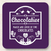 Chocolatier Maker Getränkeuntersetzer (Vorderseite)